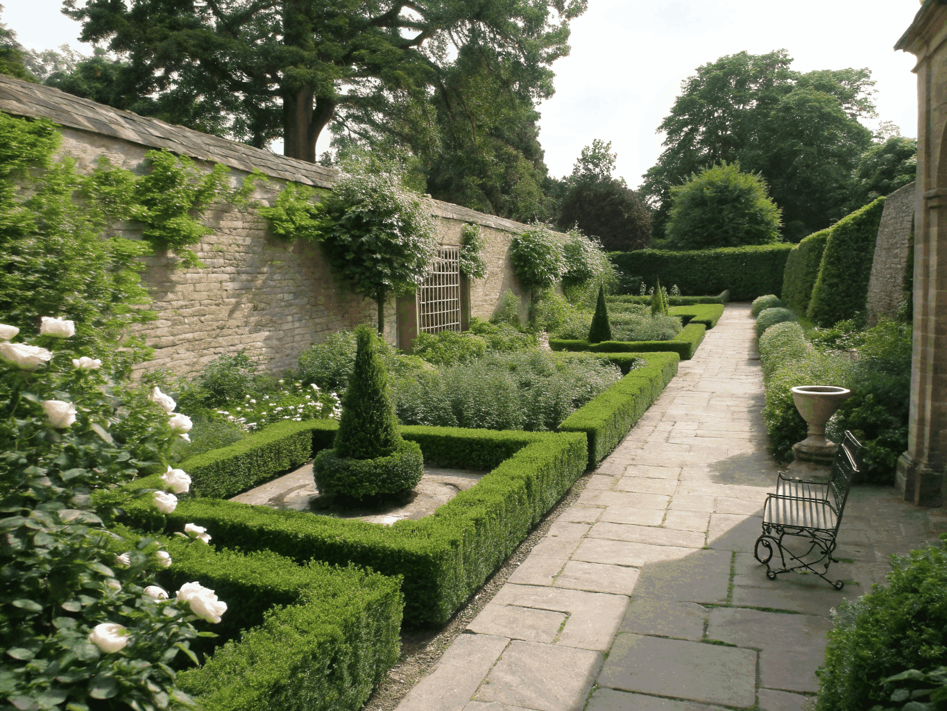 Formal English Garden Bed Remodel