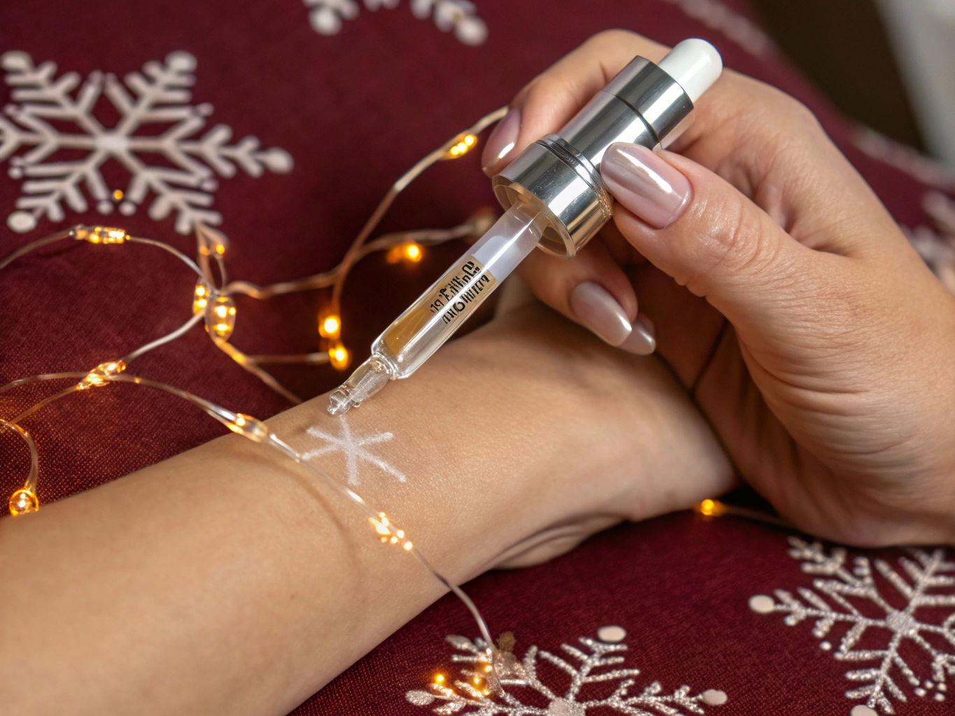 Cosmetic injector preparing delicate facial Botox treatment
